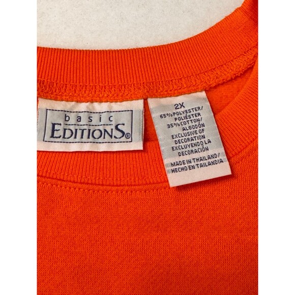 Halloween Embroidered Fleeced Long Sleeve Shirt Size 2X (Bx 7) - Picture 6 of 7